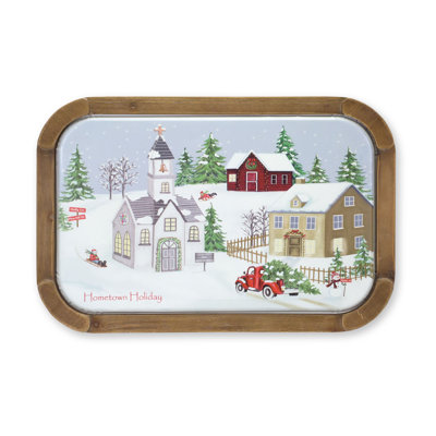 Holiday Village Wall Art 23.75"L