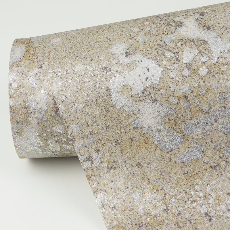 Rouleau de papier peint cimenté L 33 pi x l 20,9 po Elfimiu Kulta, Brun clair