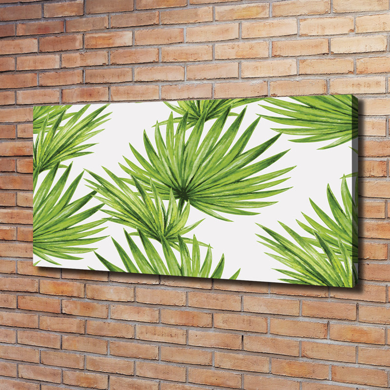 Tropical Leaves - Wrapped Canvas Print