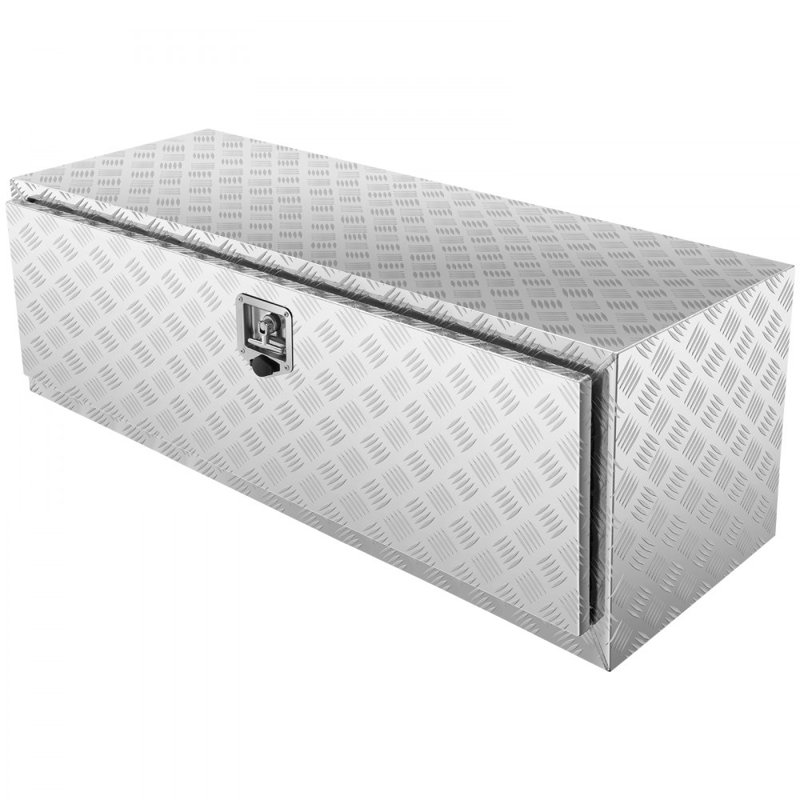 Boîte de rangement pour dessous de caisse VEVOR, 48 po x 24 po x 24 po, Argent