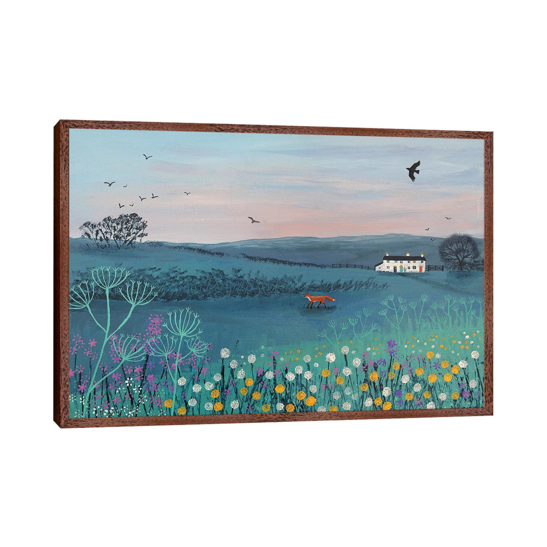 Across Dusky Meadow by Jo Grundy - Painting on Canvas