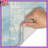 Blue Abstract Patchwork Bath Mat-1565913623