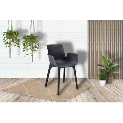 Katelan Outdoor Patio Dining Armchair with Cushion
