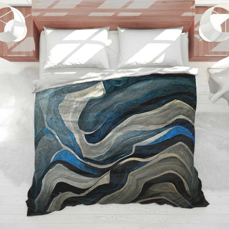 Abstract Bedding Art Comforter Modern, King