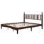 Lit plateforme en bois rétro avec tête de lit en forme de gourde, lit plateforme de style rétro avec support à lattes en bois-1545165054