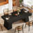 55-Inch Dining Table for 4-6, Rectangular Wood Kitchen Table for Dining Room, Small Spaces-476019182