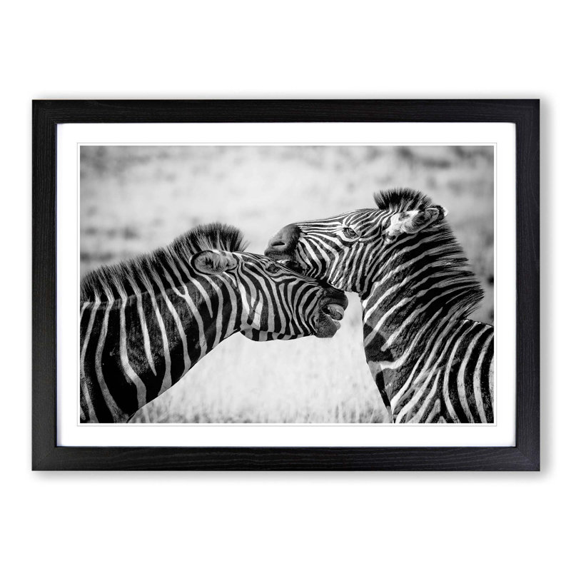 Single Picture Frame Print, Black