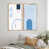 Toile avec cadre doré