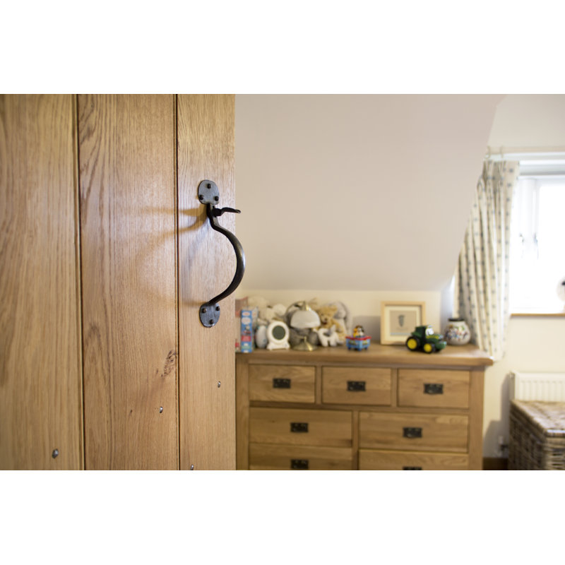 Bean Medium Thumb Latch, 21cm H x 19cm W x 14cm D, External Beeswax