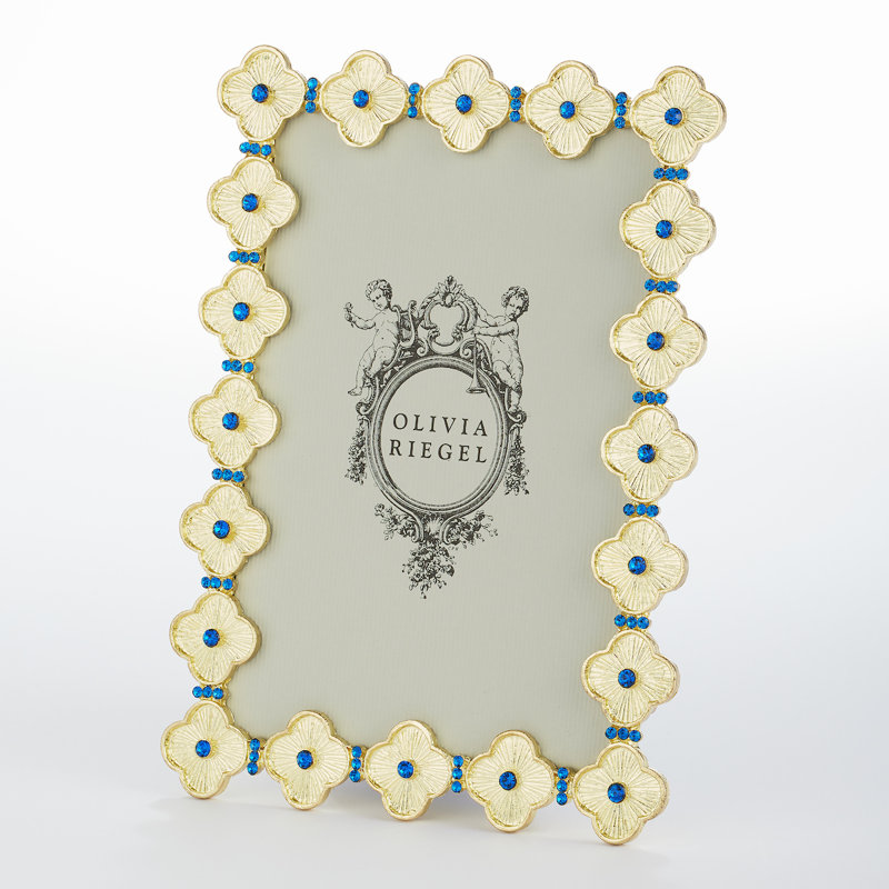 Clover Metal Picture Frame, 4" W x 6" H