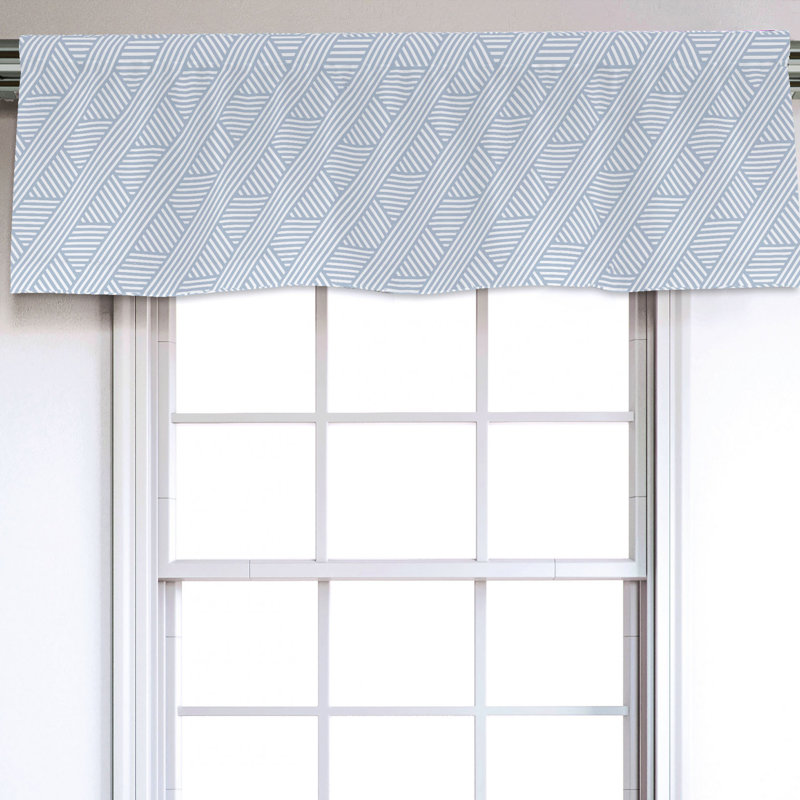 Sateen Ruffled Window Valance
