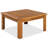 4-Piece L-Shaped Acacia Wood Patio Furniture Set, Outdoor Conversation Sofa with Woven Mesh Armrests, Weather Resistant Seating Ensemble with Coffee Table, Beige Soft Cushions & Side Table, Teak Tone Finish for Backyard Garden Deck