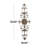 Patil 53" x 18" Brown Metal Rustic Wall Décor