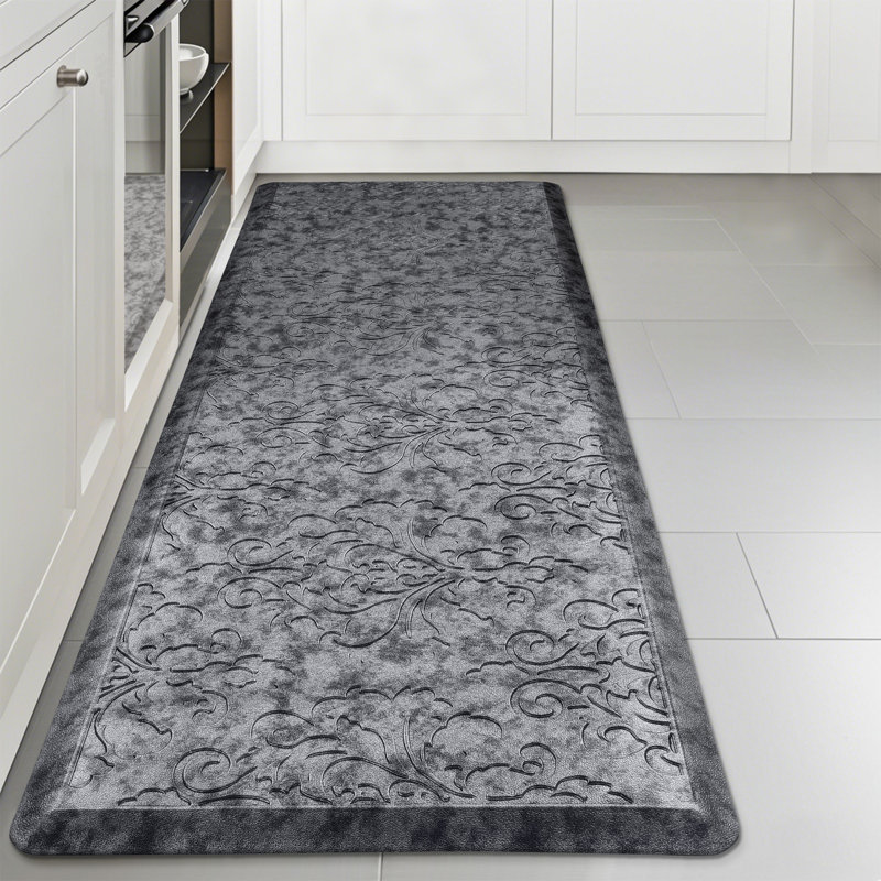 Tapis de cuisine Jaidan, Gris argenté