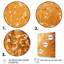 Golden Dot Sunset Reverie II - Abstract Collages, art mural-1066104064-1032775473