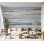 Adhésif mural pelez et collez - Mur scintillant doré moderne-242967840