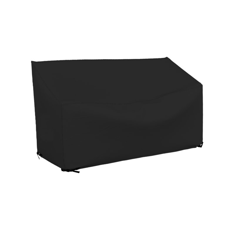 Housse pour banc d'extérieur haute densité et imperméable multi-usages, housse de banc pour patio 3 places profonde et large