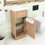 Meuble-lavabo avec lavabo réversible et tablette réglable