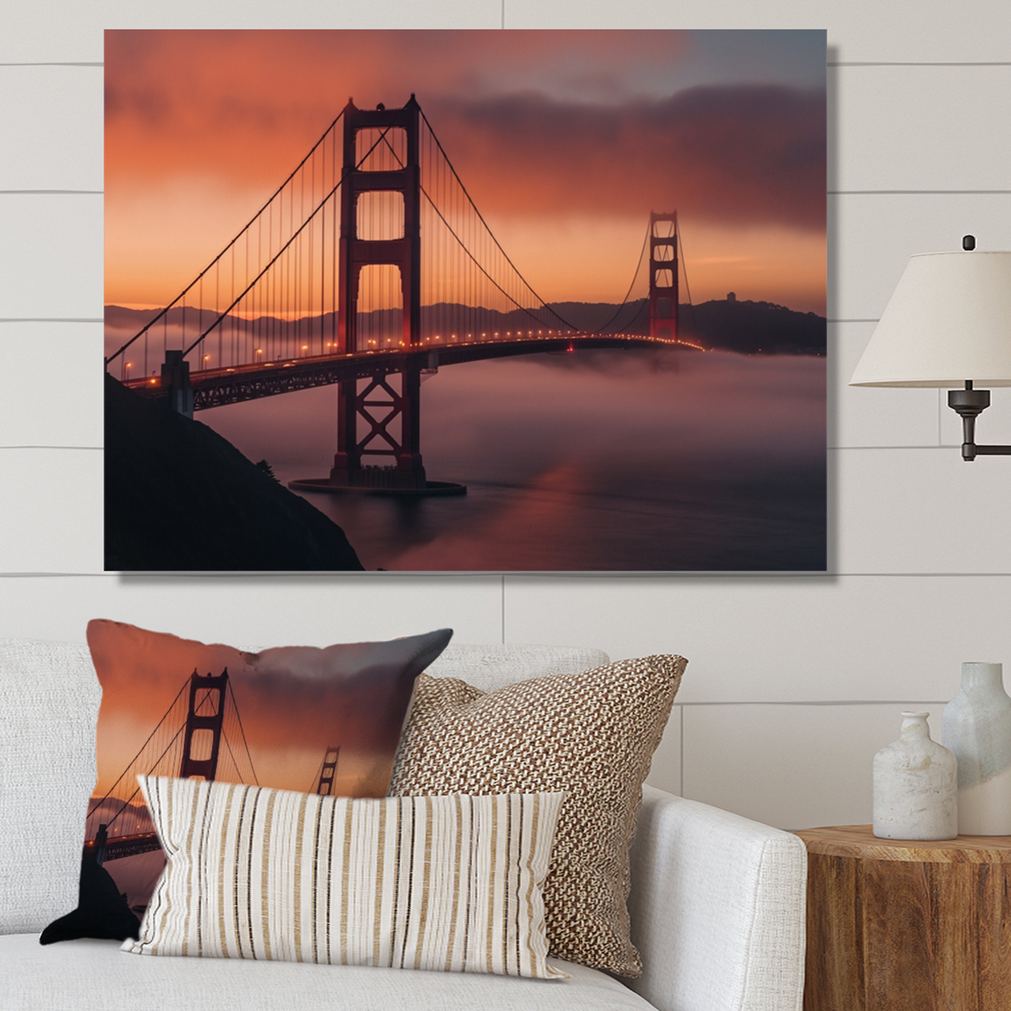 Latitude Run® San Francisco Golden Gate Solitude I Framed On Canvas ...