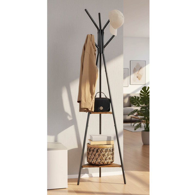 Metal Freestanding 6 - Hook Coat Rack