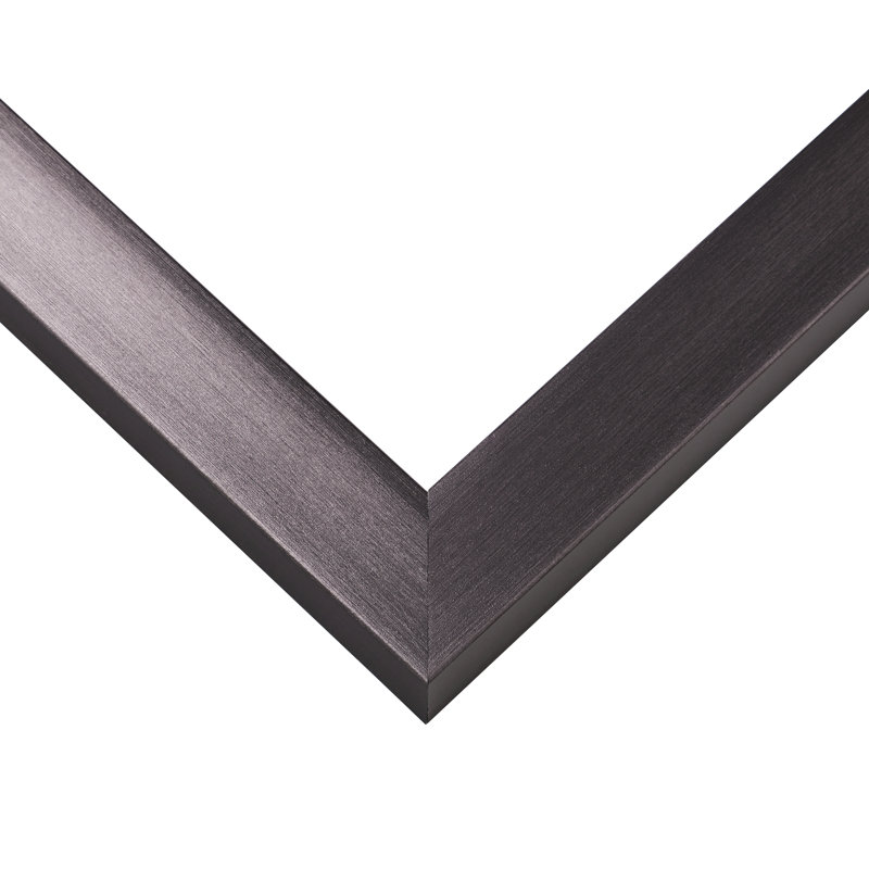 Ensemble de cadres muraux 4 pièces, Gris anthracite, 20 po x 20 po emmêlé à 16 po x 16 po