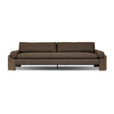 Joette Outdoor Sofa-104"-Washed Brown-FSC