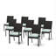 8 Piece Sunbrella Outdoor Patio Dining Chairs-1965165095-1965165100
