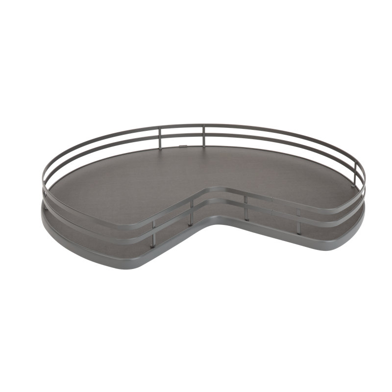 Plateau tournant à surface solide Rev-A-Shelf, H 4,25 po x l 32,0 po x P 21,25 po, Satin