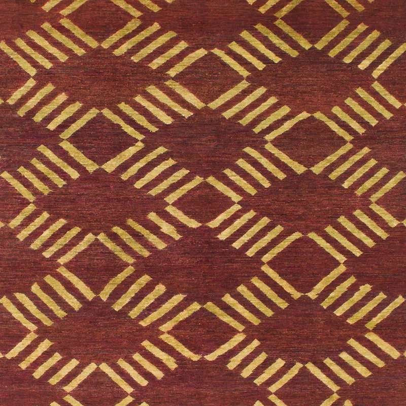 Tapis abstrait moderne 812, Carré 7 pi