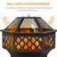Bulle Round Iron Wood Burning Fire Pit