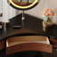 Coiffeuse d'angle vintage de style américain de 70 cm avec miroir