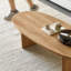 Table de bout en bois massif crème-110438647
