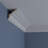 Endurathane Egg and Dart Crown Moulding, 3 1/2"H x 3 1/4"P x 4 3/4"F x 94 1/2"L, (1 1/2" Repeat), Factory Primed