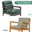 Upholstered Accent Chair-782159603