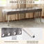Ensemble de salle à manger rectangulaire avec banc, table de cuisine moderne de style Mid-Century et chaises capitonnées et banc de salle à manger de style luxueux Glass-130704989-130704992-130704996