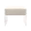 Tribecca Acrylic Base Accent Stool-49918202