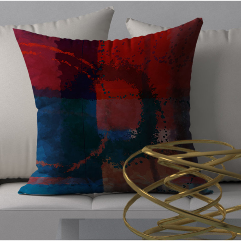 Housse de coussin carrée immaculée séduisante/insert, 18 po x 18 po