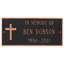 Plaque commémorative Rugged Cross-1400009246-1400010298-1399176580