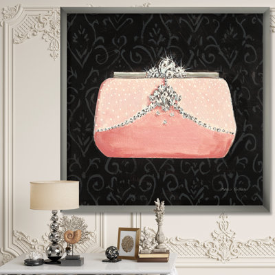 «Glam and Fashion Parfum Boudoir II», reproduction sur toile encadrée