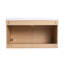 LEVISTAR Oak 36 Inch Bathroom Vanity With Resin Countertop Sink,  2 Doors Bathroom Cabinet Set