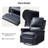 Philip 38‘’ Traditional Faux Leather Swivel Rocker Manual Recliner-1938198892