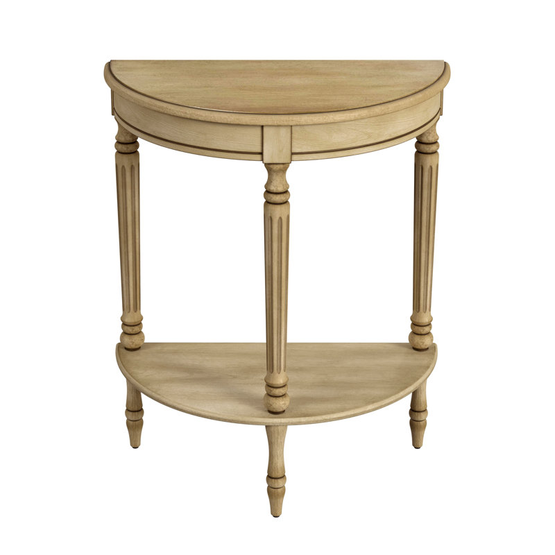 Ackles 24'' Console Table, Antique Beige
