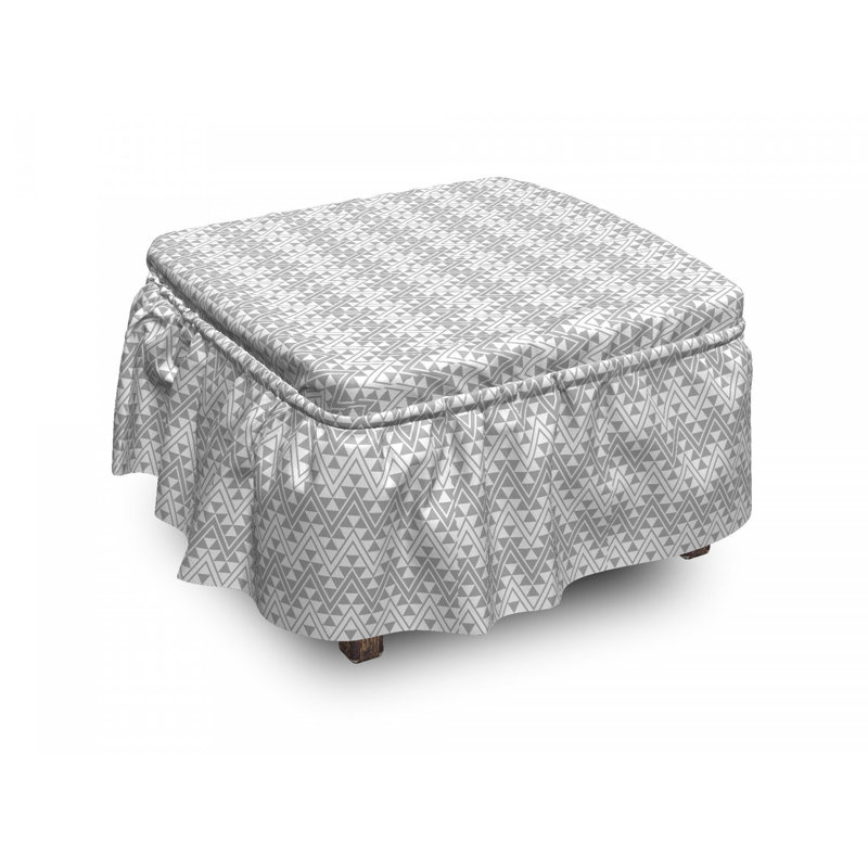 Housse pour repose-pieds aztec