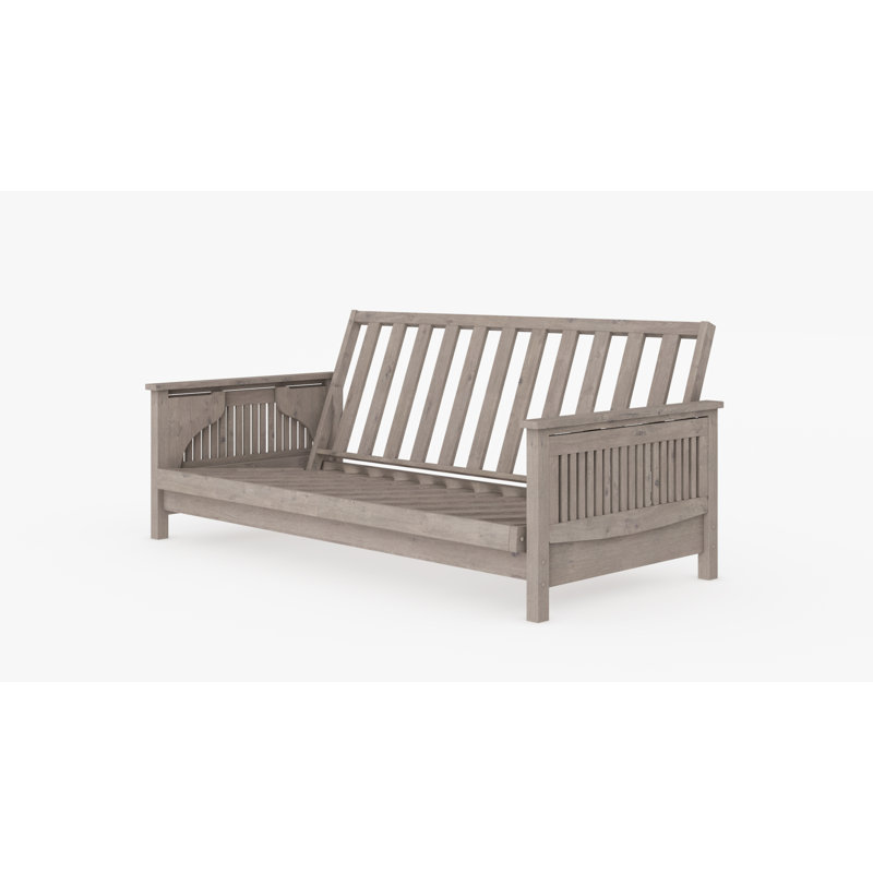 Cadre du futon, H 41 po x l 85,5 po x P 42 po, Gris