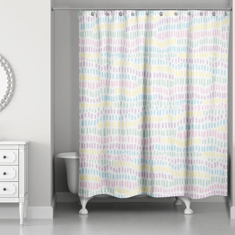 Rideau de douche simple Langevin