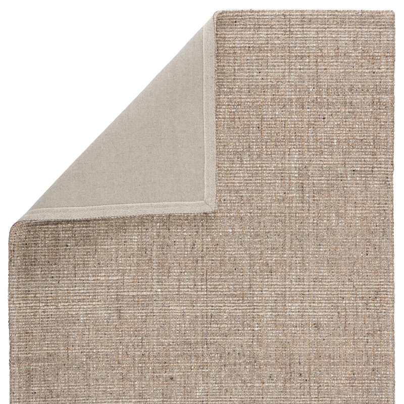 Tapis brun clair tissé à la main Belpre, Rectangle 12 pi x 15 pi