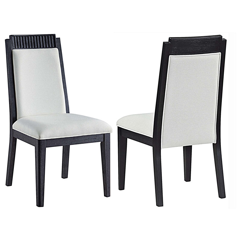 Chaises d'appoint en bois, ensemble de 2
