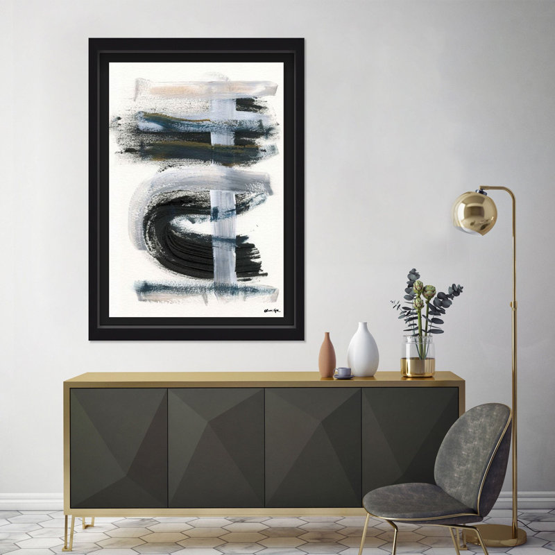 Around Abstract Shadowbox by Oliver Gal, 37.5" H x 25.5" W