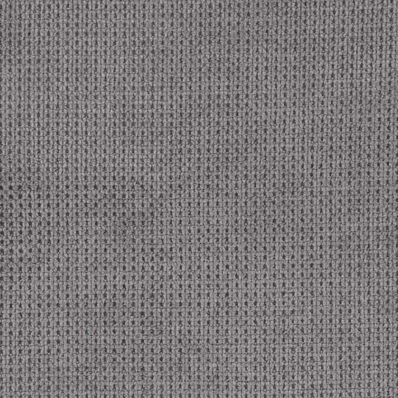Fauteuil d'appoint rembourré à dossier capitonné horizontal, Mélange de polyester gris cendré