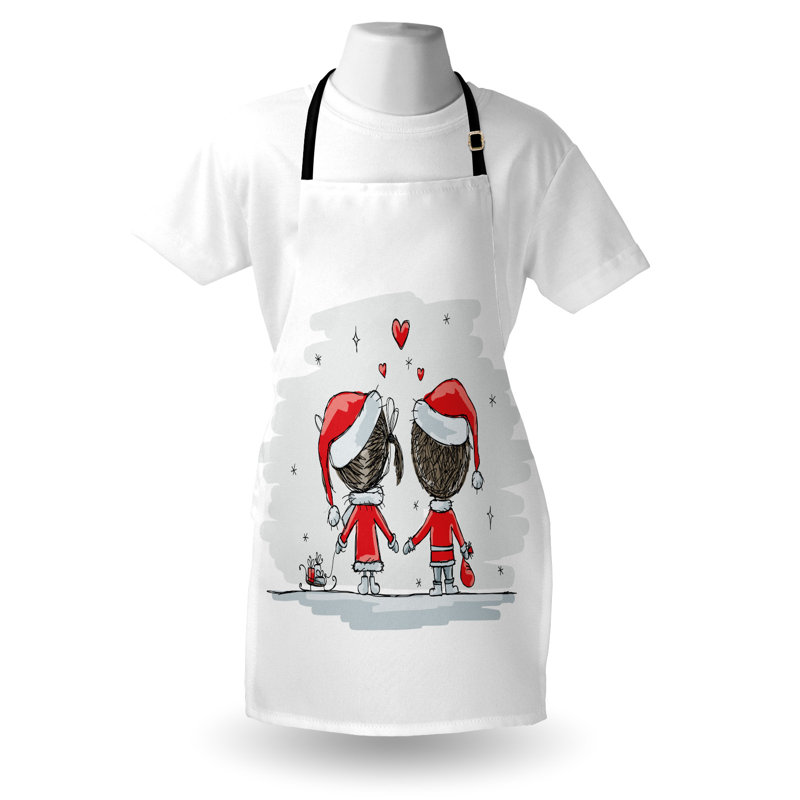 Christmas No Pattern Bib Apron